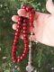 Faturan Veins Germany Amber Antique Bakelite Cherry Genuine Beads Prayer