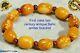 First Class Antique Baltic Marble Red Color Amber Bracelet Fedex Shipping