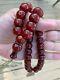 Genuine Antique Cherry Amber Bakelite Faturan Islamic Prayer Beads 66g