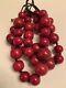 Genuine Antique Cherry Amber Bakelite Faturan Prayer Beads 121 G