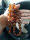Huge Antique German Genuine Faturan Cherry Amber Bakelite Prayer Beads 180 Gr