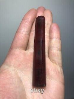 Lot =3 Antique Faturan Cherry Amber Bakelite Cigarette Holder Pipe 36,2 G