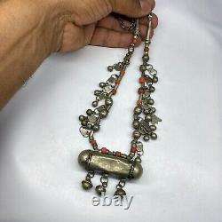 Nice Antique Yemeni Necklace filigree Yemenite Bedouin yaman Silver Labbe Choker