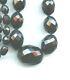 Vintage Art Deco Cherry Amber Bakelite Faceted Large Beads Necklace 49 Grams