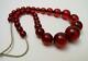 Vintage Cherry Amber Bakelite Graduated Round Prayer Worry Beads 47gms Faturan