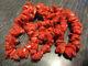 Vintage Chunky Large Genuine Red Coral Graduated Bead 19 By 1/2 Necklace