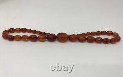 Vintage Faceted Baltic Amber Necklace