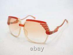 YSL Yves Saint Laurent sunglasses butterfly amber red pink vintage women