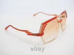 YSL Yves Saint Laurent sunglasses butterfly amber red pink vintage women