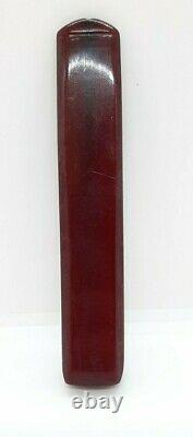 49.5 Grammes Antique Faturan Cherry Amber Bakelite Cigarette Holder Pipe