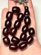 56 Grammes De Perles De Chapelet Antique En Bakélite D'ambre De Cerisier Faturan Marbré