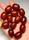 67 Grammes De Perles En Ambre De Cerisier Faturan Antique En Bakélite Marbrée