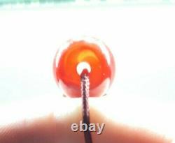 70.6 Grammes Antique Faturan Cherry Amber Bakelite Perles Rosaire Misbah Marbré