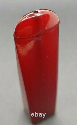 75.3 Grams Antique Faturan Cherry Amber Bakelite Cigarette Pipe