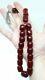 93 Grammes Antique Faturan Cherry Amber Bakelite Rosaire/prière Perles Damari/veines