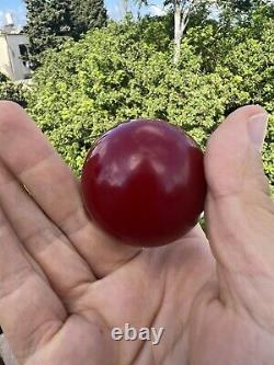 Anticique Red Cherry Amber Bakelite Faturan D'entreprise 75gr
