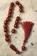 Antique Années 1930 Faturan Cherry Amber Bakelite Prière 18 Bead Mala Testé