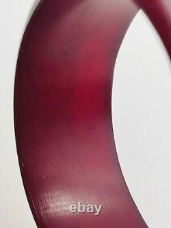 Antique Cerise Rouge Naturel Ambre Large Bracelet Bangle 72,2 Grams