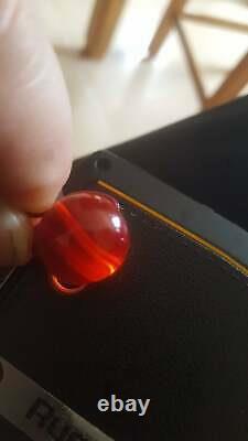 Antique Cherry Amber Rare Faturan Bakelite Prière Perles Islamiques Veines Misbaha