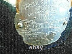 Antique Federal Sign & Signal Beacon Ray Mod 15-a Ambre Globe Euc Pour L'âge