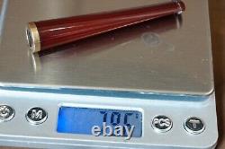 Antique Genuine Red Cherry Amber Cigarette Cigar Pipe Holder Bernstein &case Box