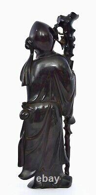 Cerisier Chinois Amber Bakélite Faturan Sculpté Shoulo Figurine Figure 751g