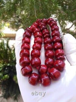 Faturan Allemagne Ancienne Enveloppe Cherry Amber Bakélite Véritable Prière Islamique