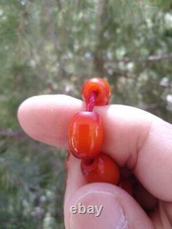 Faturan Garmany Veines Cherry Amber Bakelite Antique Perles De Prière Authentiques Islamiques