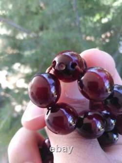 Faturan Ottoman Clair Antique Cherry Amber Bakelite Perles De Prière Authentiques Islamiques