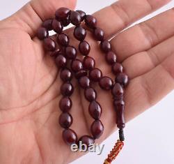 Perles de prière islamiques en Bakélite Faturan antique - perles de souci - Faturan d'ambre de cerise