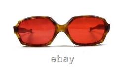 Rouge 50s France Sanglasses Mid-century Cat Eye Ambre Candy Cadre Nos