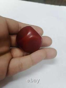 Vintage Antique Faturan Cherry Amber Collier De Perles Allemandes 31.38g
